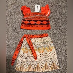 Moana Costume - Two-Piece Set
